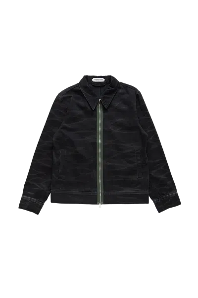 NAMACHEKO NAMACHEKO ZEBRA DENIM JACKET BLACK