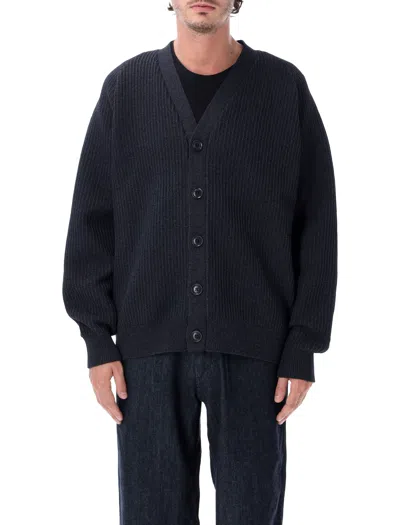 Namamica Button-front Knit Cardigan In Blue