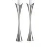 Nambe 11 Curve Candlesticks, Set Of 2 In Metallic