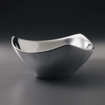 Nambe 7.5 Tri-corner Bowl In Metallic