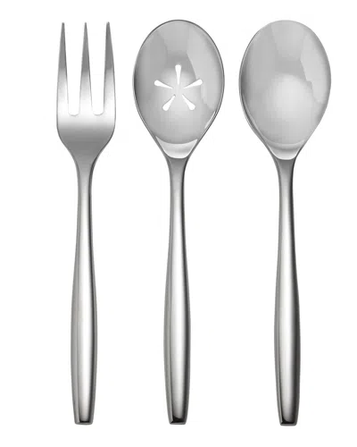 Nambe Aidan 3-piece Hostess Flatware Set In Silver