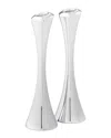 Nambe Nambé Aquila Candlestick Pair In Silver