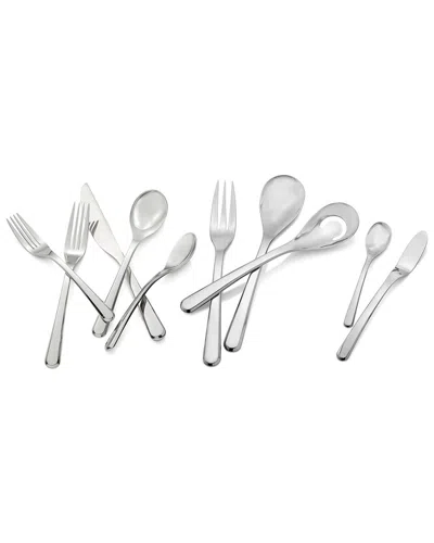 Nambe Aura 45pc Flatware Set In Silver