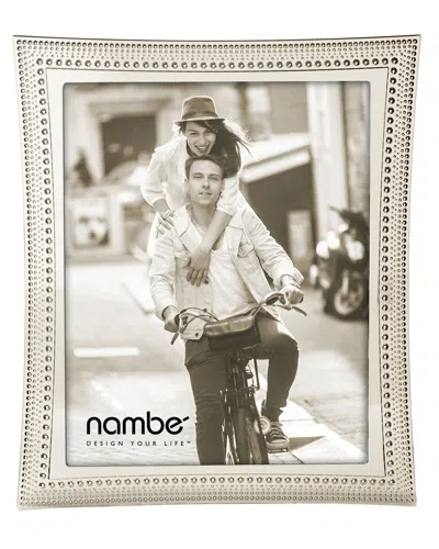 Nambe Beaded 8x10 Frame In Silver