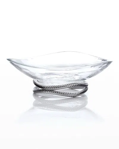 Nambe Braid Collection Centerpiece Bowl In Silver