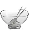 Nambe Nambé 'braid' Glass Salad Bowl & Servers