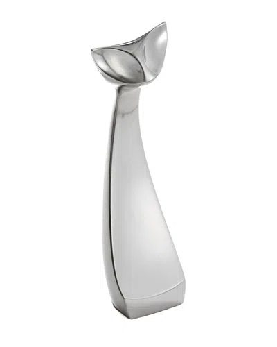 Nambe Small Cat Figure In Silver