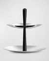 Nambe Circa Two-tiered Server In Silver