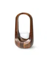 Nambe Classic Lantern In Brown