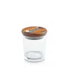 Nambe Cooper Canister With Scoop In Brown