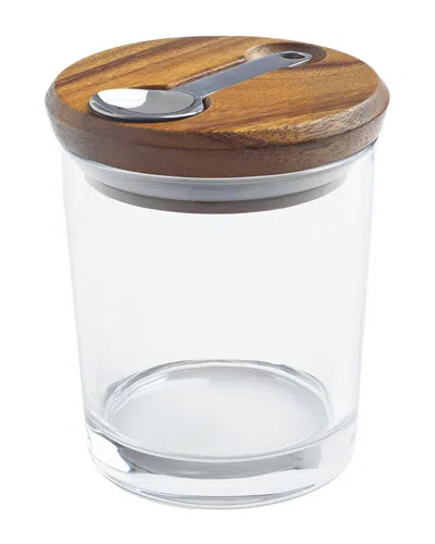 Nambe Nambé Cooper Canister With Scoop In Brown