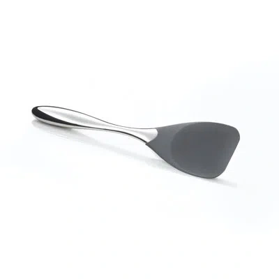 Nambe Curvo Spatula 12" Spoonula In Silver;gray