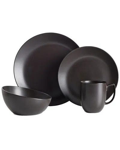 NAMBE DISCONTINUED NAMBE ORBIT 4PC BLACK PLACE SETTING
