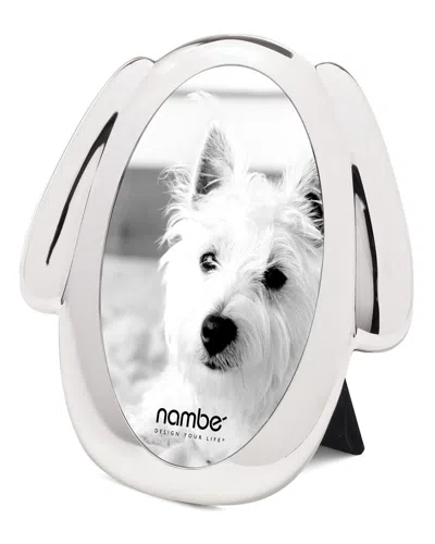 Nambe Dog 3x5 Frame In Gray