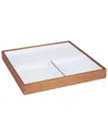 Nambe Nambé Duets Bento Box Serving Tray In Brown