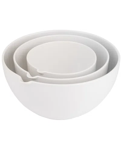 Nambe Nambé Duets Nesting Mixing Bowls In White