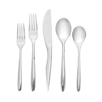 Nambe Dune 5-piece Place Setting In Silver
