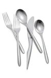 Nambe Nambé 'dune' 5-piece Stainless Steel Table Setting In Silver