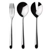 Nambe Frond 3-piece Serving Set In Stainless Steel