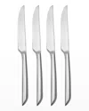 Nambe Frond Steak Knives, Set Of Four In Metallic