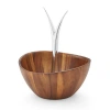 Nambe Fruit Tree Bowl In Brown