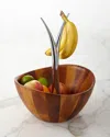 Nambe Fruit Tree Bowl In Brown