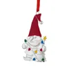 Nambe Silver-plate Gnome Hanging Holiday Ornament In Silver
