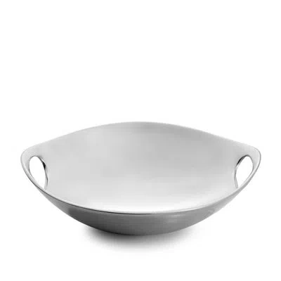 Nambe Handled Bowl In Silver
