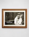 Nambe Hayden Picture Frame, 4" X 6" In Brown And Silver