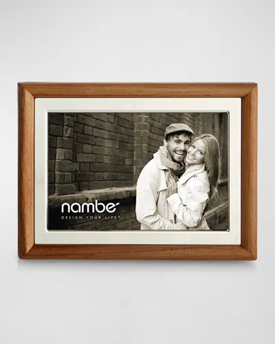 Nambe Hayden Picture Frame, 4" X 6" In Brown