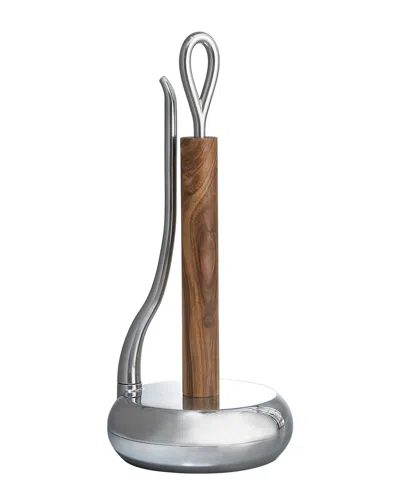 Nambe Loop Towel Holder In Silver