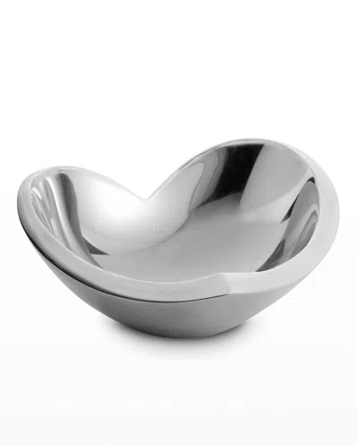 Nambe Love Bowl In Silver