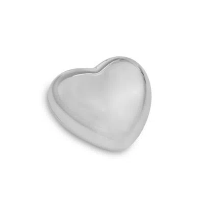 Nambe Loving Heart Box In Silver