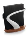 Nambe Lupo Napkin Holder In Silver