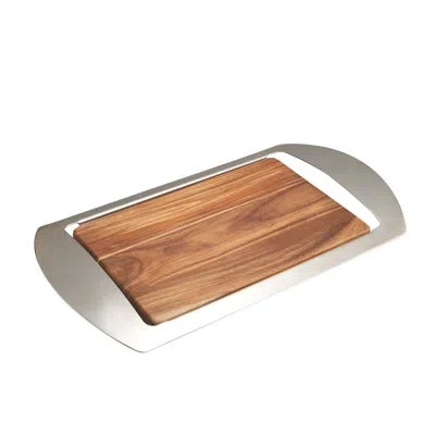 Nambe Mikko Bar Tray   19 " In Sliver