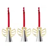 Nambe Mini Angel Ornament, Set Of 3 In Silver