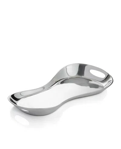 Nambe Morphik Handled Tray In Metallic
