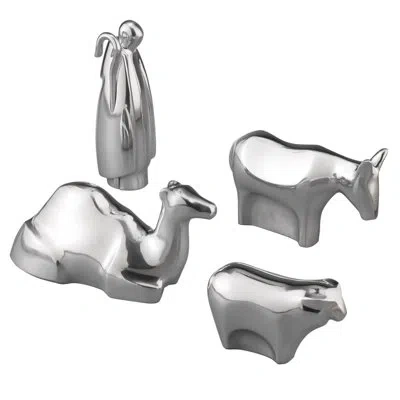 Nambe Nativity Shepherd & Animals