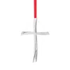 Nambe Nouveau Cross Ornament In Red