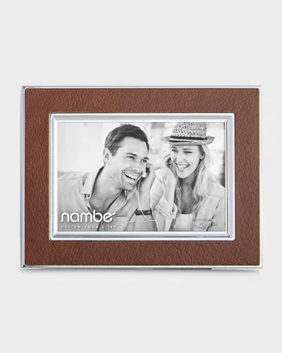 Nambe Novara Picture Frame, 4" X 6" In Brown