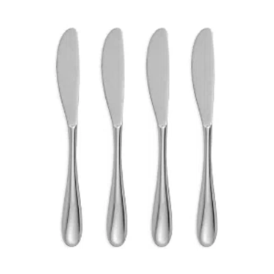 Nambe Nambé Paige Butter/cheese Knives (set Of 4) In Silver