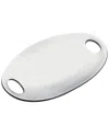 Nambe Pebble Handled Tray In Silver
