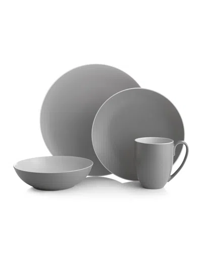 Nambe Pop 4-piece Place Setting In Gray
