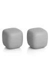 Nambe Pop Salt And Pepper Shakers In Slate