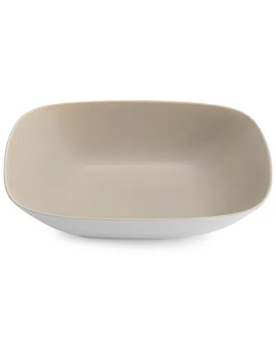 Nambe Nambé Pop Sand Soft Square Serving Bowl In Brown