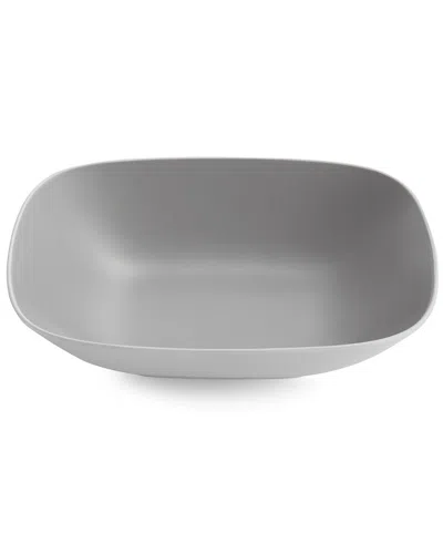Nambe Nambé Pop Slate Soft Square Serving Bowl In Gray