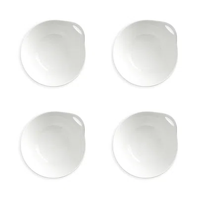 Nambe Portables 4 Piece All Purpose Bowls, Service For 4 In White