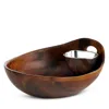 Nambe Portables Chip And Dip In Brown