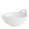 Nambe Portable Round Serving Bowl In White