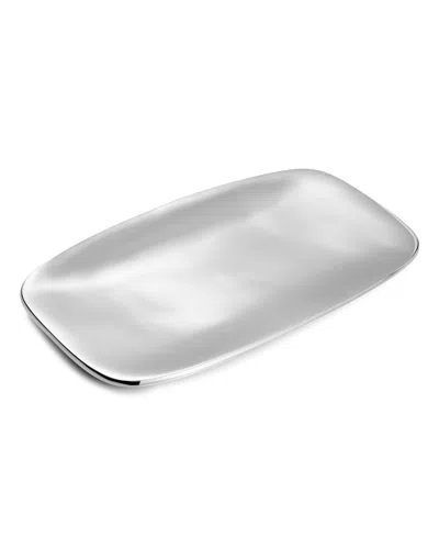 Nambe Rectangle Platter In Silver